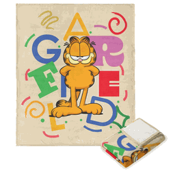 Nickelodeon Garfield Colorful Cat Silk Touch Throw 50x60 Inches