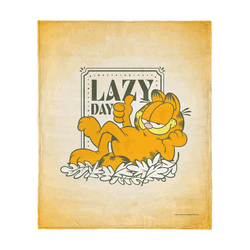 Nickelodeon Garfield Lazy Day Silk Touch Throw 50x60 Inches