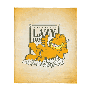 Nickelodeon Garfield Lazy Day Silk Touch Throw 50x60 Inches