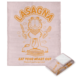 Nickelodeon Garfield Most Perfect Food Silk Touch Throw 50x60 Inches