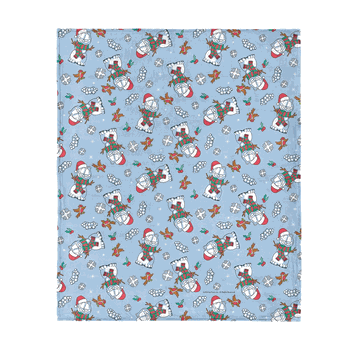 Nickelodeon Garfield Snowman Garf Silk Touch Throw Blanket 40x50 Inches