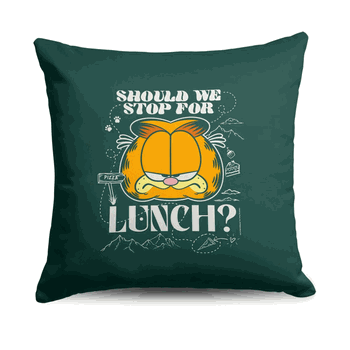 Nickelodeon Garfield Stop For Lunch Throw Pillow 18X18 Inches