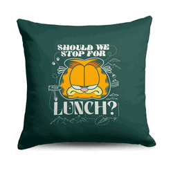 Nickelodeon Garfield Stop For Lunch Throw Pillow 18X18 Inches