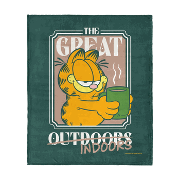 Nickelodeon Garfield The Great Indoors Silk Touch Throw 50x60 Inches