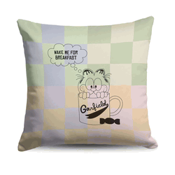 Nickelodeon Garfield Wake Me Throw Pillow 18X18 Inches