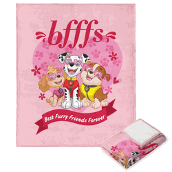 Nickelodeon Paw Patrol BFFFs Silk Touch Throw 50x60 Inches