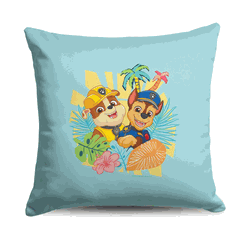 Nickelodeon Paw Patrol Jump Into Summer Throw Pillow 18x18 inches