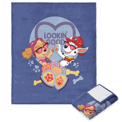 Nickelodeon Paw Patrol Looking Good Silk Touch Throw 50x60 Inches