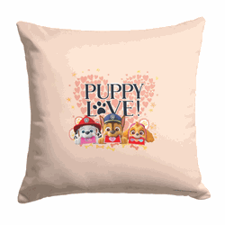 Nickelodeon Paw Patrol Puppy Love Throw Pillow 18x18 Inches
