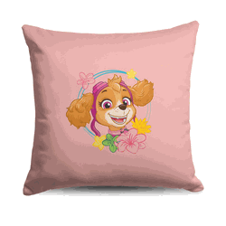 Nickelodeon Paw Patrol Skye Florals Throw Pillow 18x18 inches