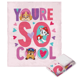 Nickelodeon Paw Patrol You're So Cool Silk Touch Throw 50x60 Inches
