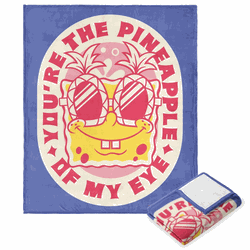 Nickelodeon Spongebob Squarepants Pineapple of my Eye Silk Touch Throw 50x60 Inches