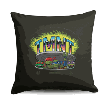 Nickelodeon Teenage Mutant Ninja Turtles Breaking The Seal Throw Pillow 18x18 inches