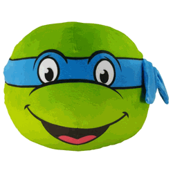 Nickelodeon Teenage Mutant Ninja Turtles Leo Blue Round Cloud Pillow 11 Inches