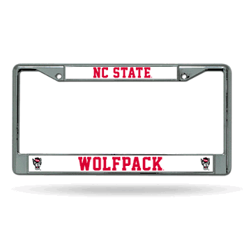North Carolina State Wolfpack Wolfpack Chrome Frame