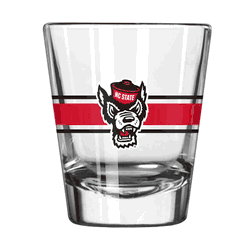 North Carolina State Wolfpack 2oz Stripe Shot Glass