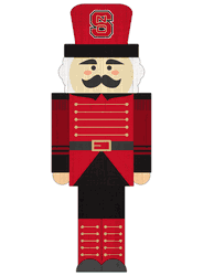 North Carolina State Wolfpack 31" Nutcracker Leaner