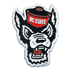 North Carolina State Wolfpack 3D Color Metal Emblem
