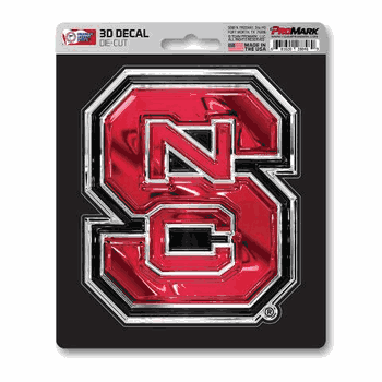 North Carolina State Wolfpack 3D Decal Sticker