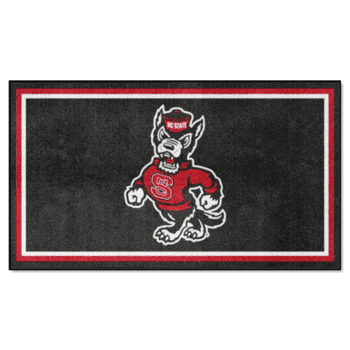 North Carolina State Wolfpack 3ft. x 5ft. Plush Area Rug
