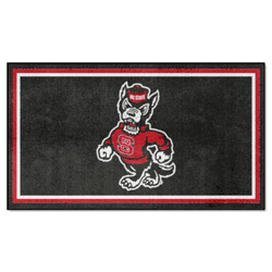 North Carolina State Wolfpack 3ft. x 5ft. Plush Area Rug