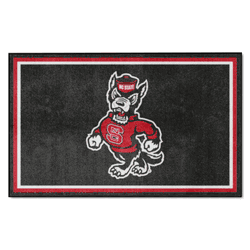 North Carolina State Wolfpack 4ft. x 6ft. Plush Area Rug