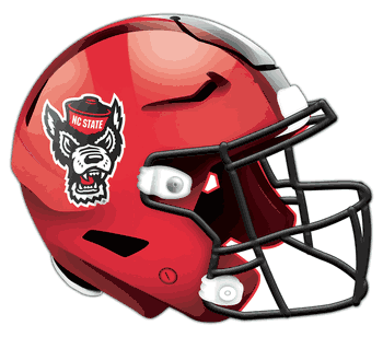 North Carolina State Wolfpack Authentic Helmet Cutout 24
