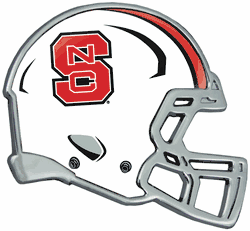 North Carolina State Wolfpack Auto Emblem - Helmet