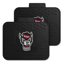 North Carolina State Wolfpack Back Seat Car Utility Mats - 2 Piece Set