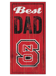 North Carolina State Wolfpack Best Dad Sign