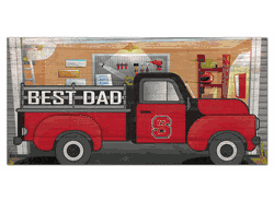 North Carolina State Wolfpack Best Dad Truck 6x12 Sign