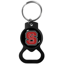 North Carolina State Wolfpack Bottle Opener Key Chain, Black