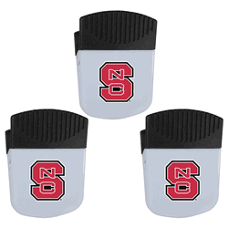 North Carolina State Wolfpack Chip Clip Magnets, 3pk