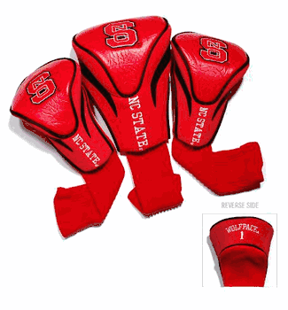North Carolina State Wolfpack Club 3 Piece Contour Headcover Set