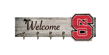 North Carolina State Wolfpack Coat Hanger 6x24