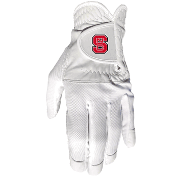 North Carolina State Wolfpack Cool mesh with cabretta leather - one size - mens left