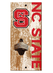 North Carolina State Wolfpack Distressed Bottle Opener