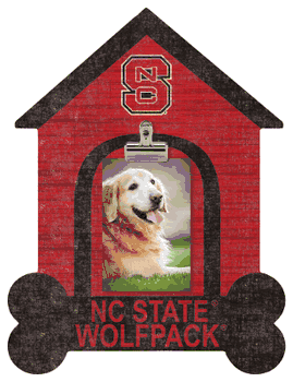 North Carolina State Wolfpack Dog Bone House Clip Frame