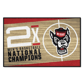 North Carolina State Wolfpack Dynasty Starter Mat Accent Rug - 19in. x 30in.