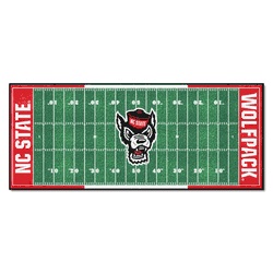 North Carolina State Wolfpack Field Runner Mat - 30in. x 72in., NSC Logo