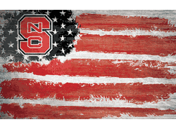 North Carolina State Wolfpack Flag 11x19