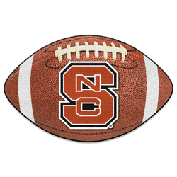 North Carolina State Wolfpack Football Rug - 20.5in. x 32.5in., NSC Logo