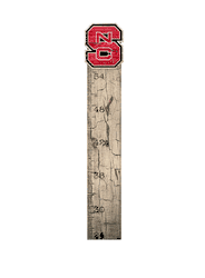 North Carolina State Wolfpack Growth Chart Sign 6x36