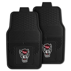 North Carolina State Wolfpack Heavy Duty Car Mat Set - 2 Pieces