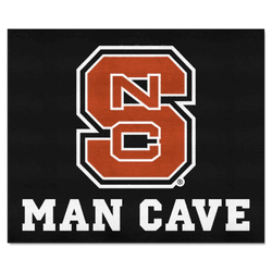 North Carolina State Wolfpack Man Cave Tailgater Rug - 5ft. x 6ft., NSC Logo