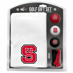 North Carolina State Wolfpack Microfiber Towel Gift Set - 16 x 40 (White)