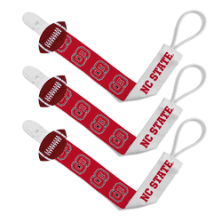 North Carolina State Wolfpack Pacifier Clips