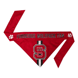 North Carolina State Wolfpack Pet Bandana Small