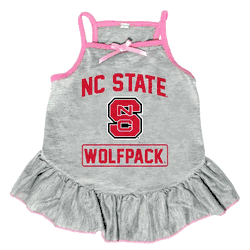 North Carolina State Wolfpack Pet Dress Grey Type Small