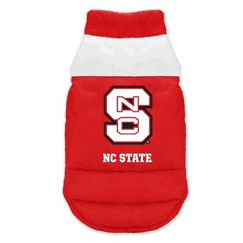 North Carolina State Wolfpack Pet Parka Puff Vest Extra Small